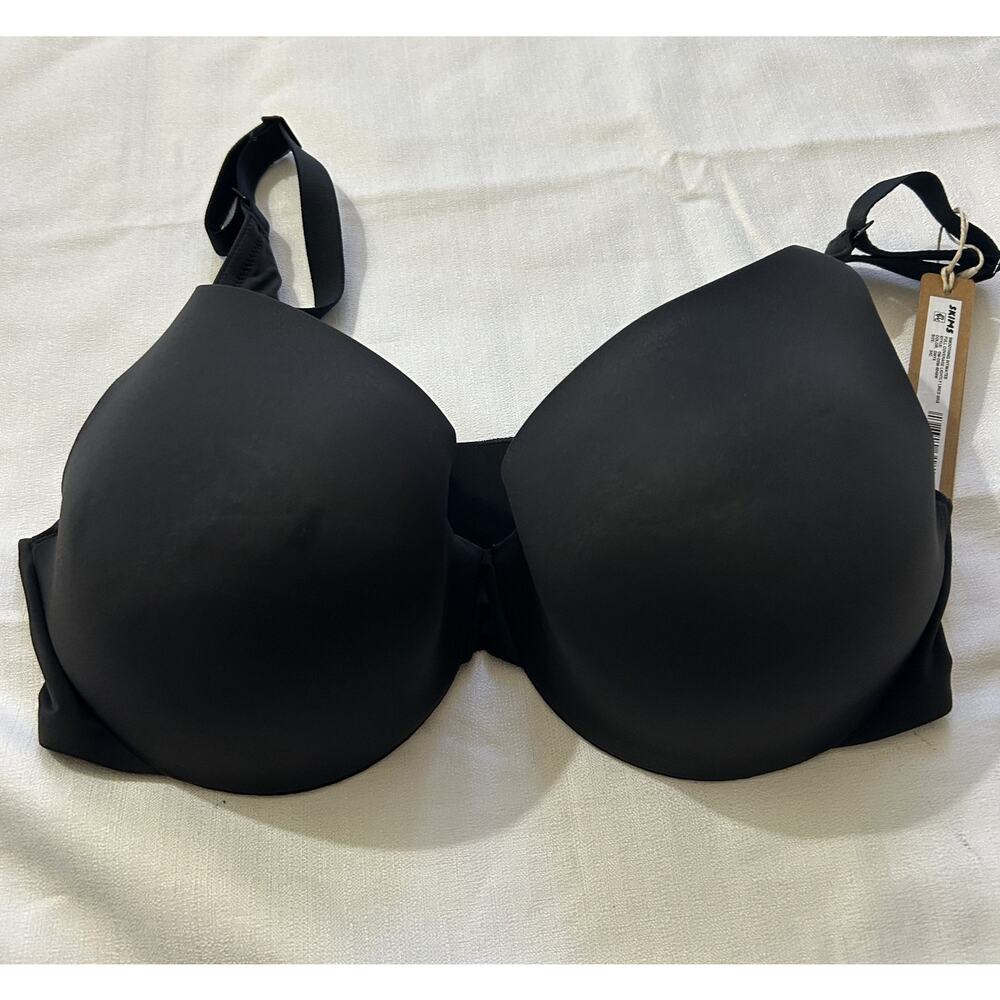 Skims NWT Smoothing Intimates Full Coverage Lightly Lined Bra Black Size 34C